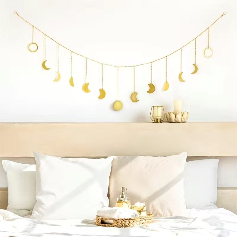 Moon Phases Wall Decor - Adjustable Metal